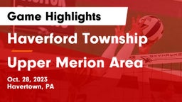 Haverford Township  vs Upper Merion Area  Game Highlights - Oct. 28, 2023