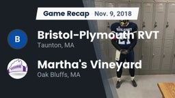 Recap: Bristol-Plymouth RVT  vs. Martha's Vineyard  2018