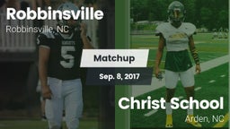 Matchup: Robbinsville vs. Christ School 2017