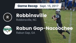 Recap: Robbinsville  vs. Rabun Gap-Nacoochee  2017