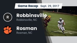 Recap: Robbinsville  vs. Rosman  2017