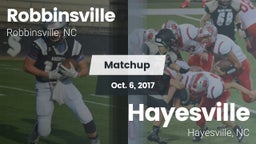 Matchup: Robbinsville vs. Hayesville 2017