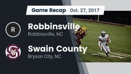 Recap: Robbinsville  vs. Swain County  2017