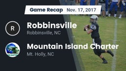Recap: Robbinsville  vs. Mountain Island Charter  2017