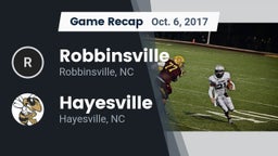 Recap: Robbinsville  vs. Hayesville 2017