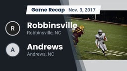 Recap: Robbinsville  vs. Andrews  2017