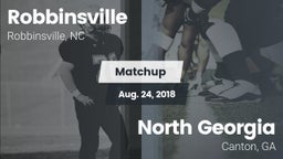 Matchup: Robbinsville vs. North Georgia  2018