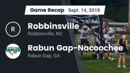 Recap: Robbinsville  vs. Rabun Gap-Nacoochee  2018