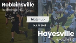 Matchup: Robbinsville vs. Hayesville 2018