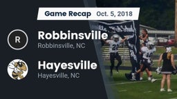 Recap: Robbinsville  vs. Hayesville 2018