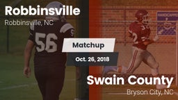 Matchup: Robbinsville vs. Swain County  2018