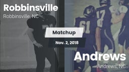 Matchup: Robbinsville vs. Andrews  2018