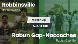 Matchup: Robbinsville vs. Rabun Gap-Nacoochee  2019