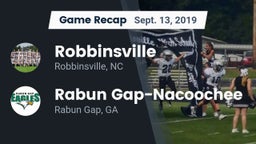 Recap: Robbinsville  vs. Rabun Gap-Nacoochee  2019