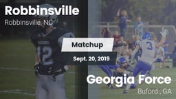 Matchup: Robbinsville vs. Georgia Force 2019