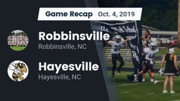 Recap: Robbinsville  vs. Hayesville 2019