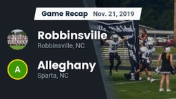 Recap: Robbinsville  vs. Alleghany  2019
