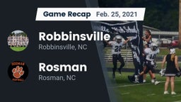Recap: Robbinsville  vs. Rosman  2021