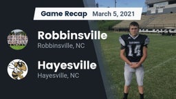 Recap: Robbinsville  vs. Hayesville 2021