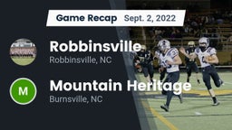 Recap: Robbinsville  vs. Mountain Heritage  2022