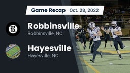Recap: Robbinsville  vs. Hayesville 2022