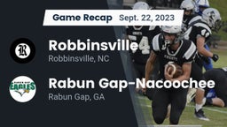 Recap: Robbinsville  vs. Rabun Gap-Nacoochee  2023
