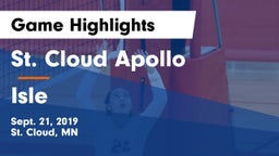 St. Cloud Apollo  vs Isle  Game Highlights - Sept. 21, 2019