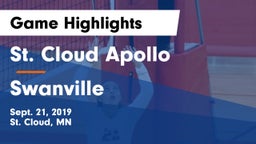 St. Cloud Apollo  vs Swanville Game Highlights - Sept. 21, 2019