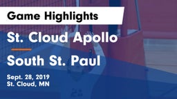 St. Cloud Apollo  vs South St. Paul  Game Highlights - Sept. 28, 2019
