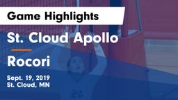 St. Cloud Apollo  vs Rocori  Game Highlights - Sept. 19, 2019