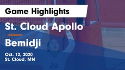St. Cloud Apollo  vs Bemidji  Game Highlights - Oct. 12, 2020