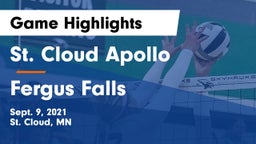 St. Cloud Apollo  vs Fergus Falls  Game Highlights - Sept. 9, 2021