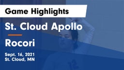 St. Cloud Apollo  vs Rocori  Game Highlights - Sept. 16, 2021