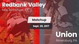 Matchup: Redbank Valley vs. Union  2017