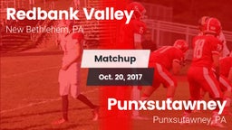 Matchup: Redbank Valley vs. Punxsutawney  2017
