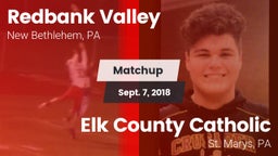 Matchup: Redbank Valley vs. Elk County Catholic  2018