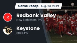 Recap: Redbank Valley  vs. Keystone  2019
