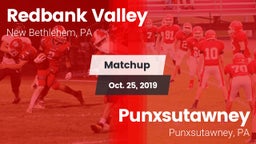 Matchup: Redbank Valley vs. Punxsutawney  2019