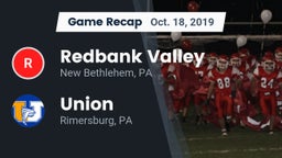 Recap: Redbank Valley  vs. Union  2019
