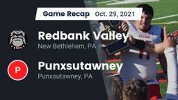Recap: Redbank Valley  vs. Punxsutawney  2021