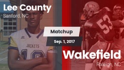 Matchup: Lee vs. Wakefield  2017