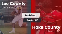 Matchup: Lee vs. Hoke County  2017