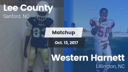 Matchup: Lee vs. Western Harnett  2017