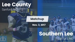 Matchup: Lee vs. Southern Lee  2017