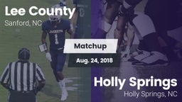 Matchup: Lee vs. Holly Springs  2018
