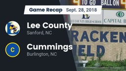 Recap: Lee County  vs. Cummings  2018