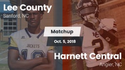 Matchup: Lee vs. Harnett Central  2018