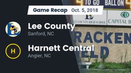 Recap: Lee County  vs. Harnett Central  2018