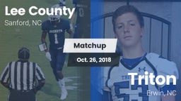 Matchup: Lee vs. Triton  2018