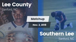 Matchup: Lee vs. Southern Lee  2018